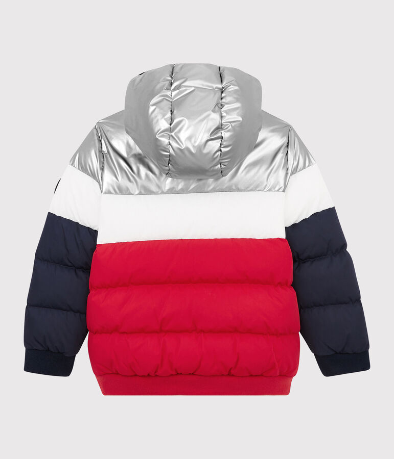 Doudoune enfant Gar&ccedil;on bleu/rouge/blanc
