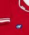 Tee-shirt enfant manches longues en coton uni rouge