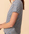 Tee-shirt LE DROIT col rond en coton Femme POLOCHON/ AVALANCHE