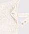 Salopette longue bébé en tubique matelassé beige MONTELIMAR CHINE