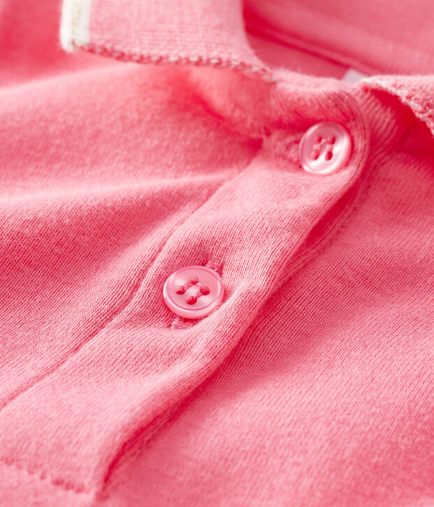 Robe polo b&eacute;b&eacute; fille rose