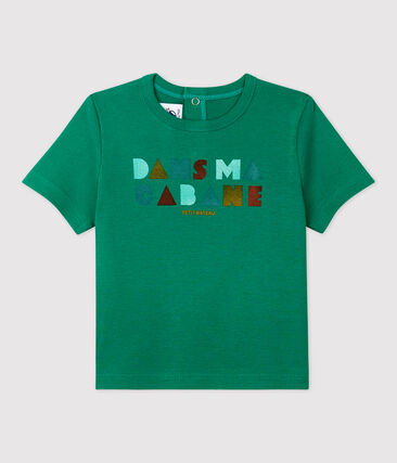 PETIT BATEAU - Tee-shirt manches courtes avec motif en coton bébé