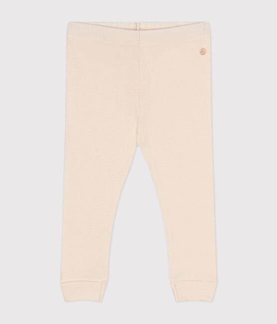 Legging en coton bébé écru AVALANCHE
