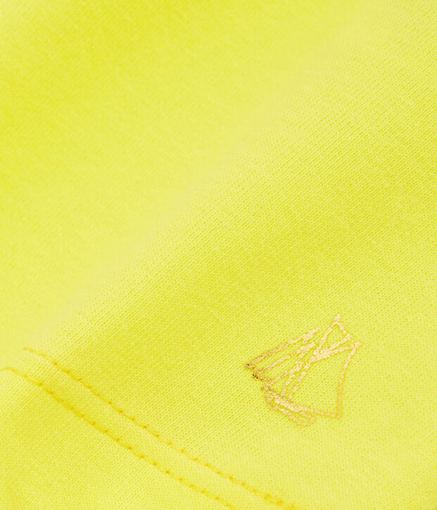 Top enfant fille jaune