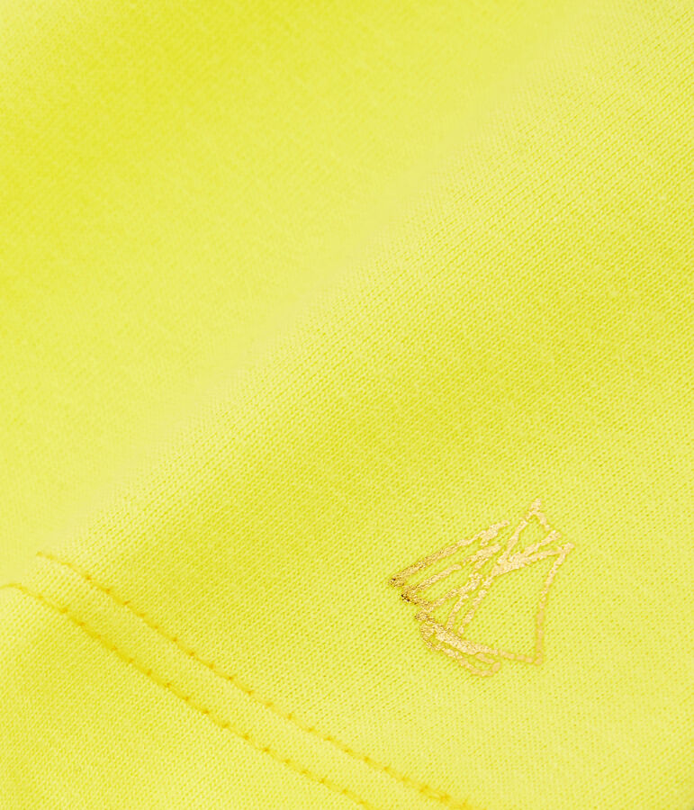 Top enfant fille jaune