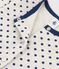 Cardigan en molleton enfant fille gris BELUGA/bleu MEDIEVAL