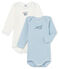 Duo de bodies manches longues bébé fille variante 1