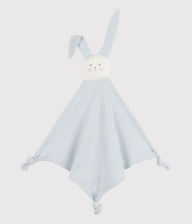 DOUDOU MILLERAIES EN COTON bleu/blanc