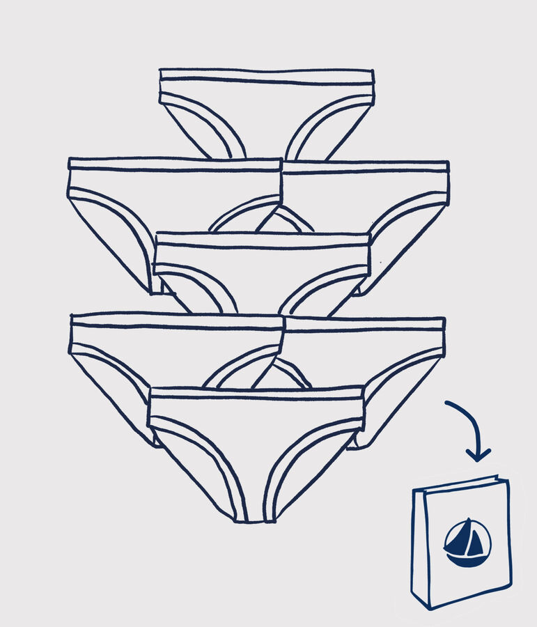 Lot surprise de 7 culottes petite fille variante 1