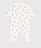 Dors-bien lapins en tubique blanc MARSHMALLOW/gris GRIS