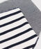 Lot de 2 bandanas-bavoirs bébé à rayures variante 1