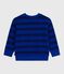 Sweatshirt enfant en coton à rayures bleu OLYMPIC+SOIR
