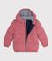 Doudoune enfant unie rose
