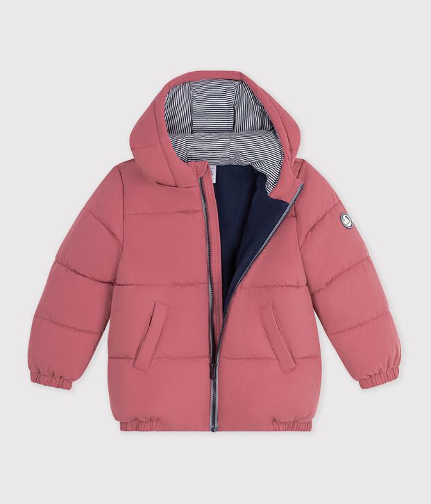 Doudoune enfant unie rose