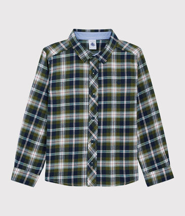 Chemise à carreaux enfant garçon