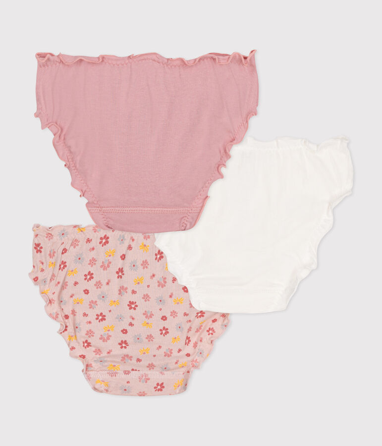 Lot de 3 culottes froufrou en coton enfant variante 1