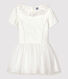 Robe cérémonie en satin et tulle enfant fille