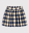 Jupe patineuse en flanelle de coton enfant fille INCOGNITO/ AVALANCHE