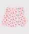 Pyjama chats petite fille en coton rose MINOIS/blanc MULTICO