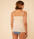 Lot de 2 chemises à bretelles en coton ajouré femme