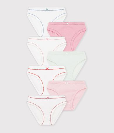 Lot de culottes enfant en coton uni