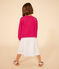 Cardigan en coton enfant fille rose DELHI