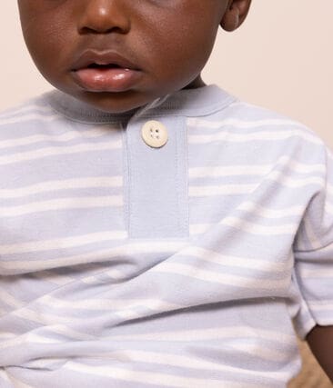 PETIT BATEAU - Tee-shirt manches courtes bébé en jersey rayé