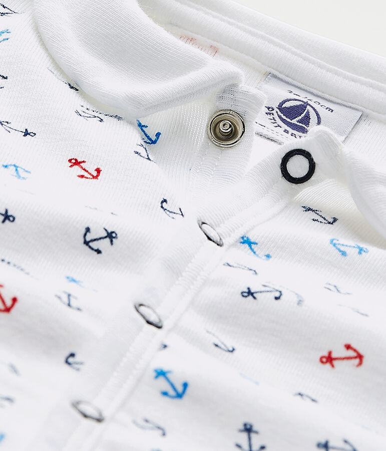 Combicourt b&eacute;b&eacute; gar&ccedil;on imprim&eacute; blanc/multicouleur