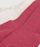 Lot de 2 collants enfant en coton ajour&eacute;s c&oelig;urs rose/beige