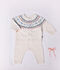 Ensemble b&eacute;b&eacute; en tricot &agrave; motif jacquard bleu/bleu