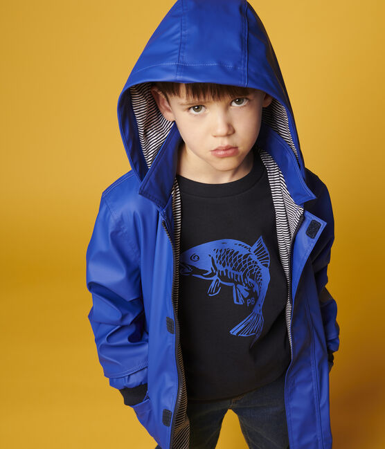 Sweatshirt en molleton enfant garçon bleu SMOKING