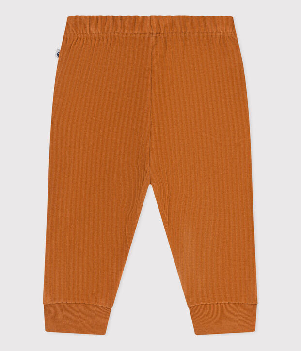 Pantalon en velours b&eacute;b&eacute; marron