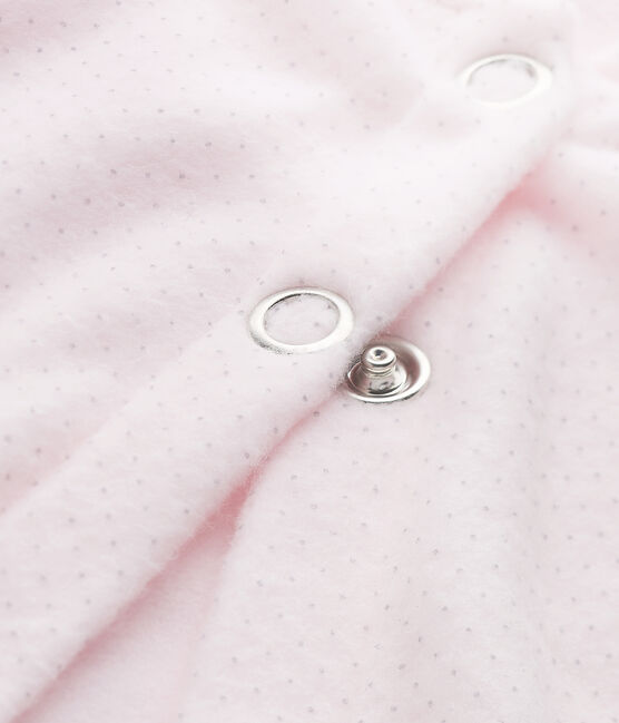Robe de chambre petite fille rose VIENNE/gris MISTIGRI