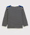 Sweatshirt en jersey enfant garçon bleu SMOKING/blanc MARSHMALLOW