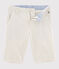 Bermuda enfant garçon beige BEIGE/blanc MARSHMALLOW