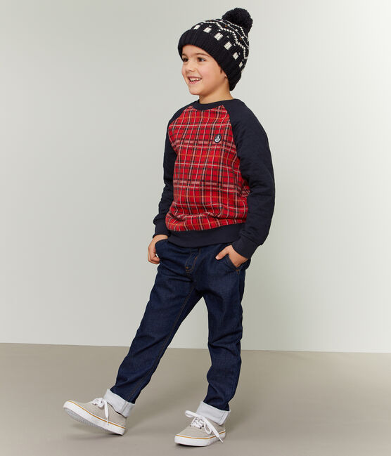 Bonnet enfant garçon bleu SMOKING