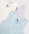 Lot de 3 bodies manches courtes pastel bébé variante 1