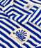 Polo manches courtes en bouclette éponge enfant garçon bleu SURF/ AVALANCHE