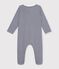Pyjama b&eacute;b&eacute; en coton imprim&eacute; &agrave; rayures bleu/blanc