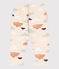 Pantalon bébé en molleton imprimé blanc AVALANCHE/ MULTICO