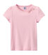 T-shirt fille à petit nœud