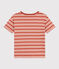 Tee-shirt rayé en jersey enfant garçon FAMEUX/ AVALANCHE