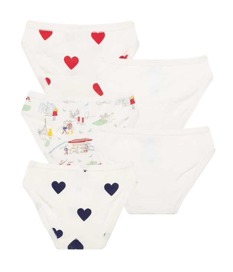 Lot de 5 culottes petite fille variante 1