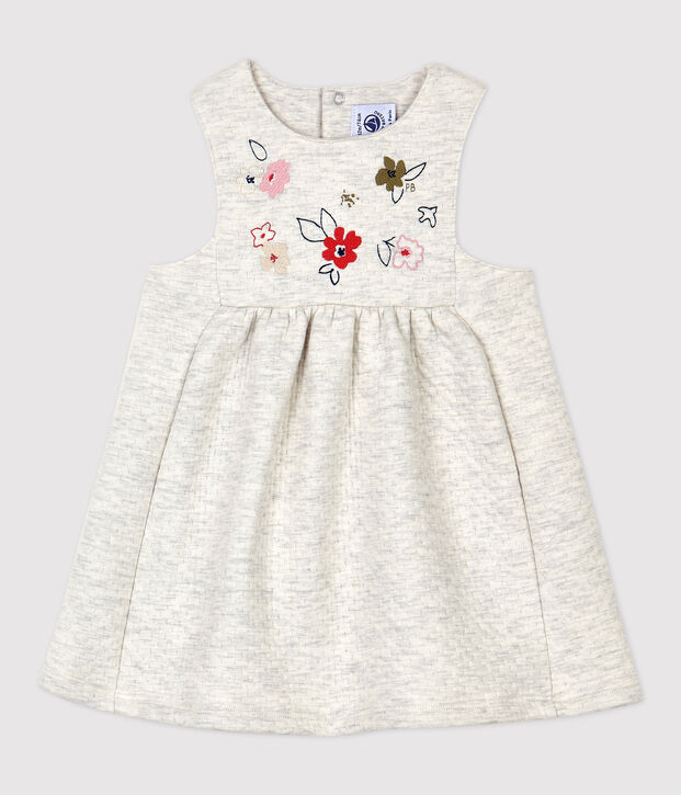 Robe matelass&eacute;e b&eacute;b&eacute;. beige