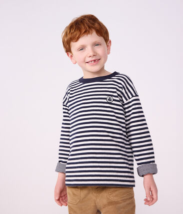 Tee-shirt enfant manches longues à rayures