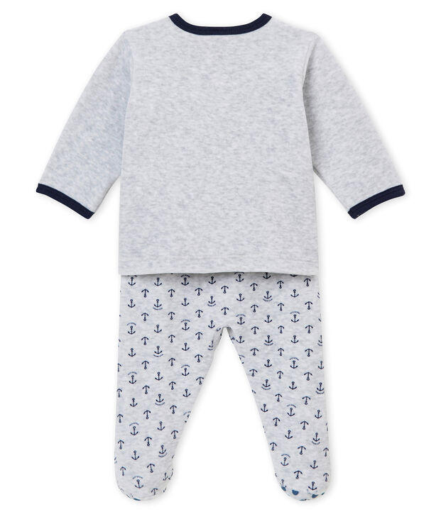 Pyjama b&eacute;b&eacute; gar&ccedil;on gris/multicouleur