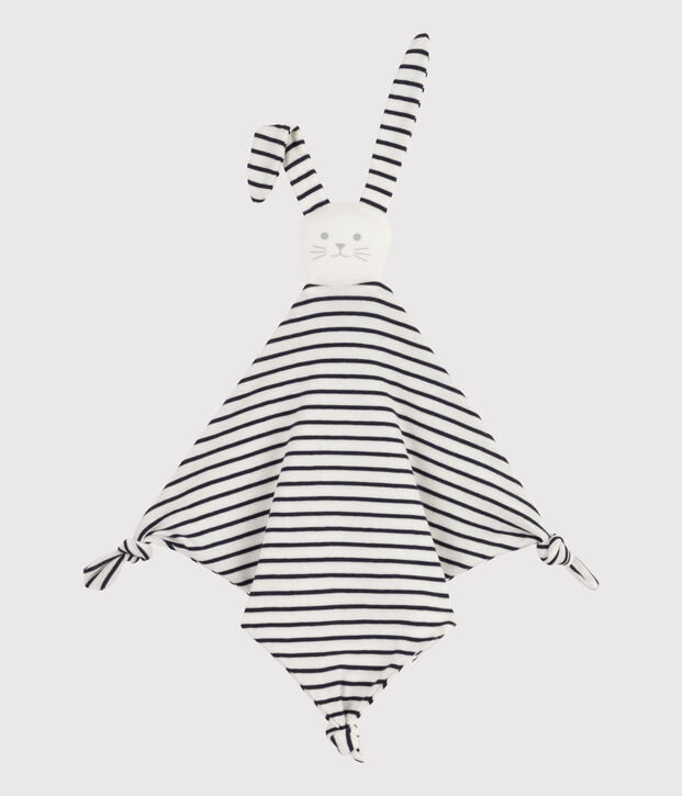 DOUDOU MARINI&Egrave;RE EN COTON blanc/bleu