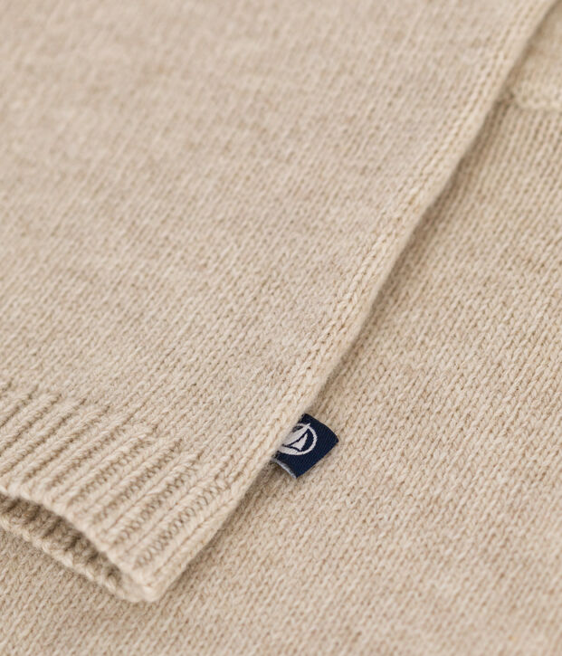 Ensemble 2 pi&egrave;ces en tricot b&eacute;b&eacute; &eacute;cru/multicouleur