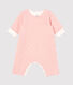 Combinaison longue bébé en tubique matelassé