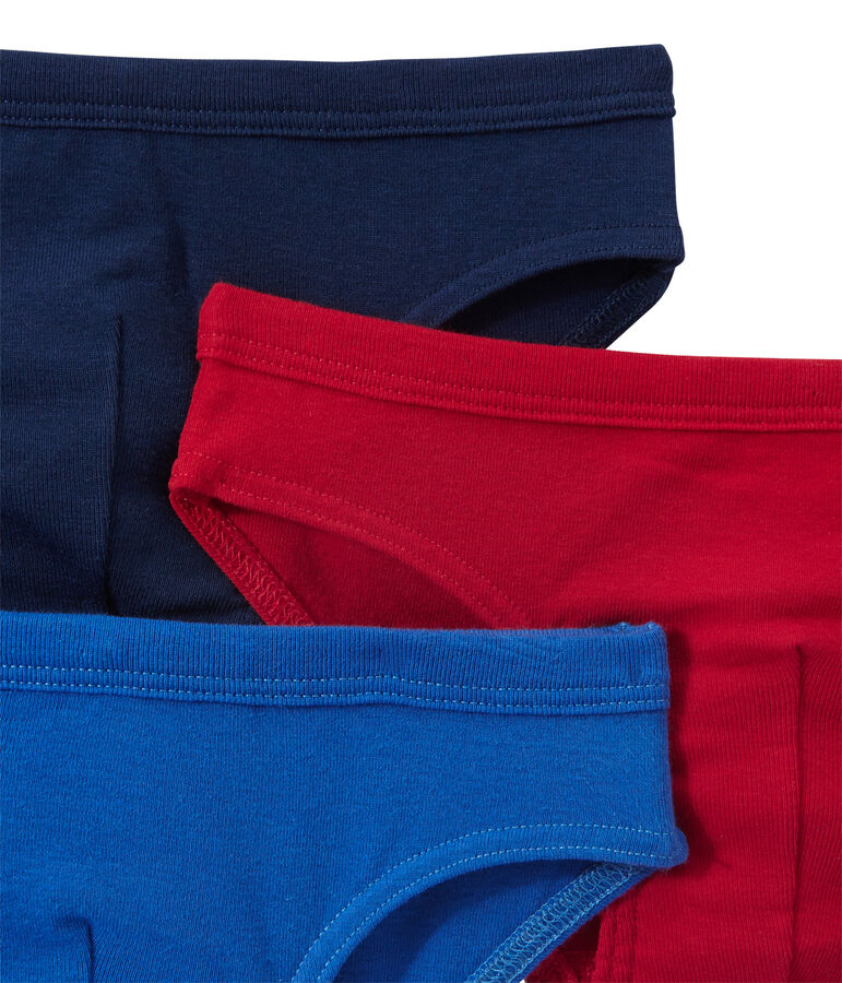 Lot de 3 slips gar&ccedil;on blanc